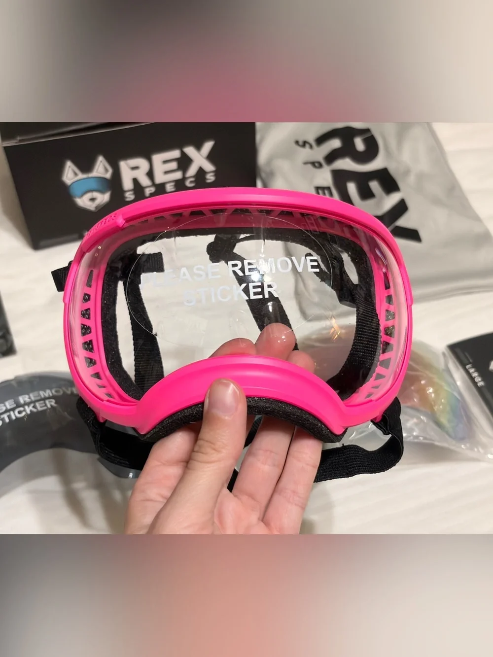 NIB REX SPECS NEON PINK V2 DOG GOGGLES